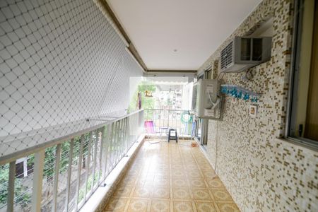 Varanda da Sala de apartamento à venda com 3 quartos, 85m² em Maracanã, Rio de Janeiro