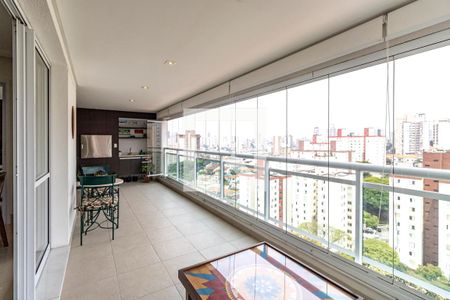Varanda da Sala de apartamento à venda com 4 quartos, 188m² em Vila Mariana, São Paulo