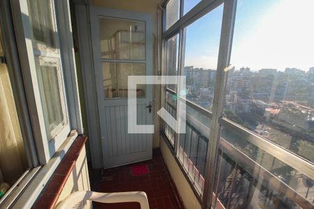 Sacada da Sala de apartamento à venda com 3 quartos, 120m² em Farroupilha, Porto Alegre