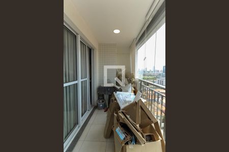 Varanda da Sala de apartamento para alugar com 2 quartos, 49m² em Vila Invernada, São Paulo