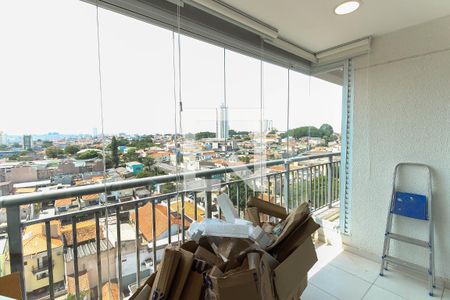 Varanda da Sala de apartamento para alugar com 2 quartos, 49m² em Vila Invernada, São Paulo