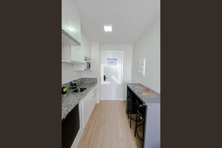 Cozinha de kitnet/studio para alugar com 1 quarto, 19m² em Brás, São Paulo