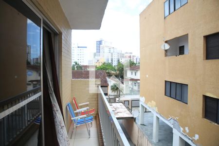 Sala/varanda de apartamento para alugar com 2 quartos, 107m² em Vila Caiçara, Praia Grande