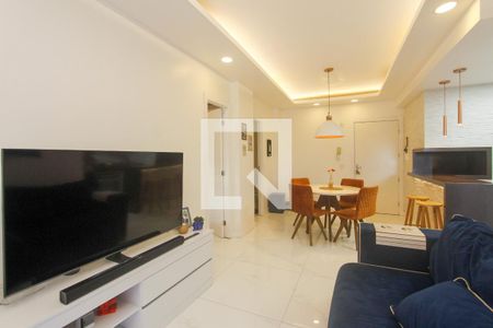 Sala de apartamento à venda com 1 quarto, 67m² em São Sebastião, Porto Alegre