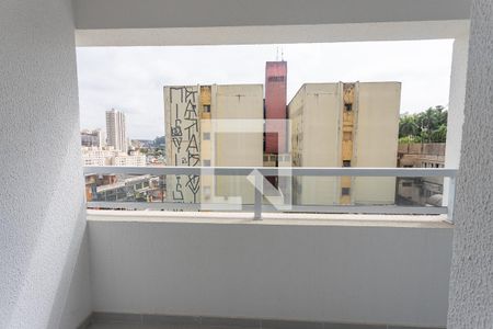 Varanda da sala de apartamento à venda com 2 quartos, 45m² em Centro, Diadema