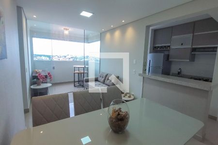 Sala de apartamento para alugar com 2 quartos, 52m² em Alvorada, Contagem