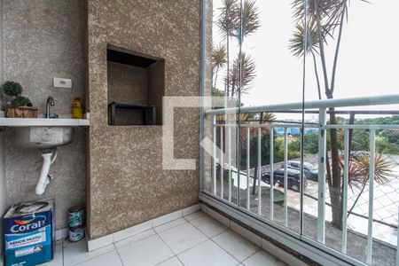 Varanda gourmet de apartamento para alugar com 2 quartos, 49m² em Vila Ester, Carapicuíba