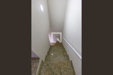 Escada Dormitórios de casa à venda com 3 quartos, 75m² em Vila Floresta, Santo André