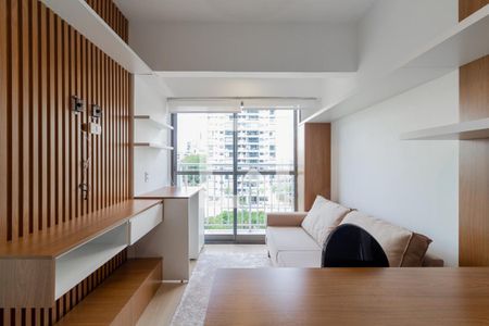 Sala de apartamento para alugar com 1 quarto, 26m² em Vila Nova Conceição, São Paulo