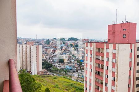 Varanda da Sala de apartamento para alugar com 2 quartos, 55m² em Jardim do Estádio, Santo André