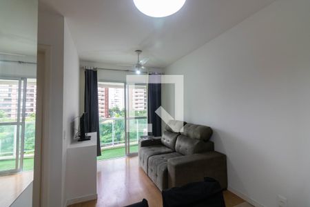 Sala de apartamento à venda com 1 quarto, 38m² em Santo Amaro, São Paulo