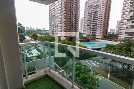 Varanda de apartamento à venda com 1 quarto, 38m² em Santo Amaro, São Paulo