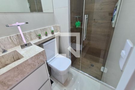 Banheiro da Suíte de apartamento à venda com 2 quartos, 88m² em Vila Prudente, São Paulo