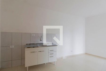 Sala e Cozinha Conjugada de casa de condomínio para alugar com 1 quarto, 34m² em Vila Guilhermina, São Paulo