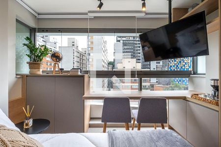 Studio de kitnet/studio para alugar com 1 quarto, 19m² em Pinheiros, São Paulo