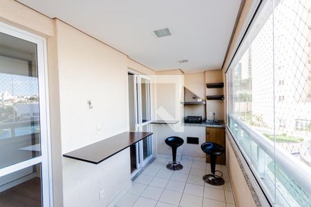 Varanda gourmet de apartamento para alugar com 3 quartos, 90m² em Campestre, Santo André