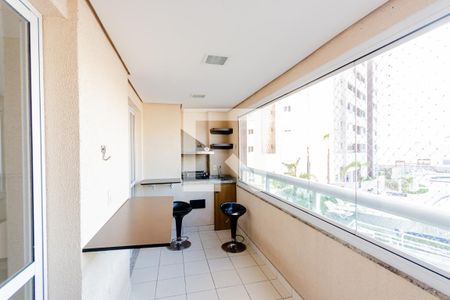 Varanda gourmet de apartamento para alugar com 3 quartos, 90m² em Campestre, Santo André