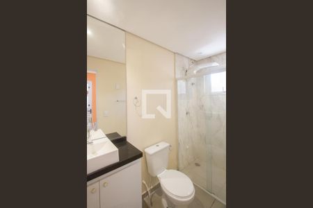Banheiro de apartamento para alugar com 1 quarto, 38m² em Chácara Santo Antônio (zona Sul), São Paulo