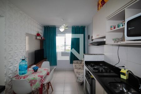 Studio à venda com 33m², 2 quartos e sem vagaSala e Cozinha