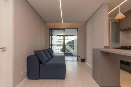 Sala de apartamento à venda com 1 quarto, 56m² em Pinheiros, São Paulo