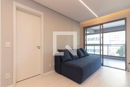 Sala de apartamento à venda com 1 quarto, 56m² em Pinheiros, São Paulo