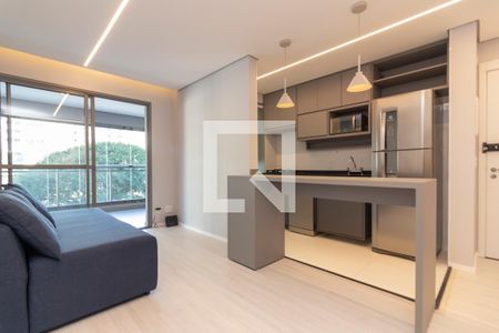 Sala de apartamento à venda com 1 quarto, 56m² em Pinheiros, São Paulo