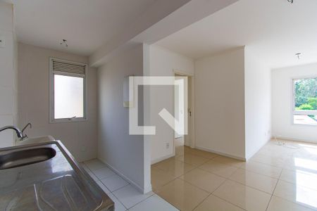 Sala / Cozinha de apartamento para alugar com 3 quartos, 76m² em Marechal Rondon, Canoas