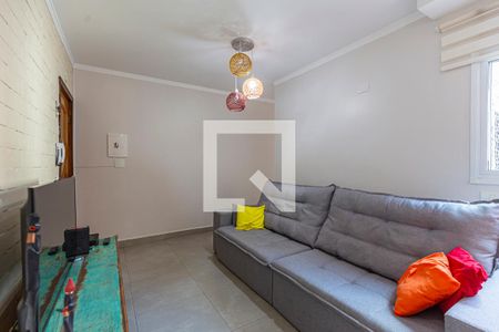 Sala de apartamento à venda com 3 quartos, 130m² em Vila Eldizia, Santo André