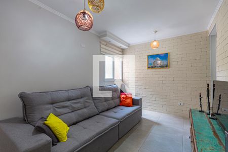 Sala de apartamento à venda com 3 quartos, 130m² em Vila Eldizia, Santo André