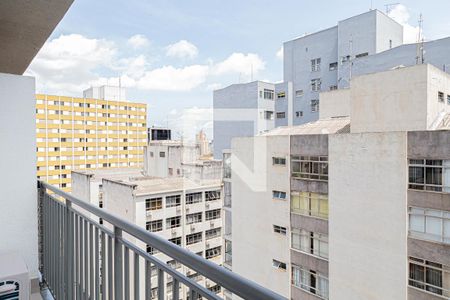 Varanda de kitnet/studio para alugar com 1 quarto, 19m² em Bela Vista, São Paulo