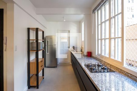 Cozinha de apartamento para alugar com 3 quartos, 96m² em Centro Histórico, Porto Alegre