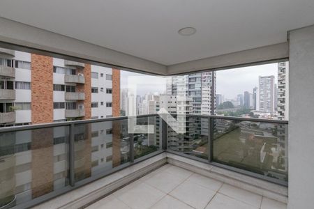 Varanda da Sala de apartamento para alugar com 3 quartos, 192m² em Campo Belo, São Paulo