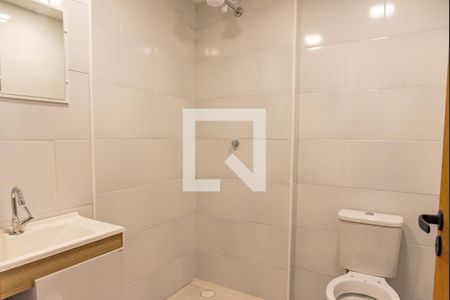 Banheiro de kitnet/studio para alugar com 1 quarto, 29m² em Jardim Aurelia, São Paulo