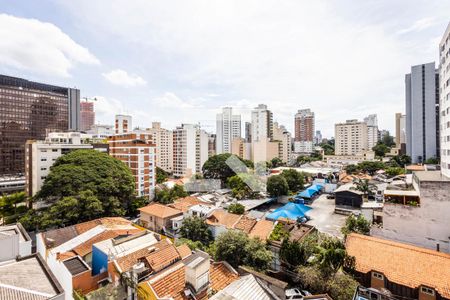 Varanda da Sala - Vista de apartamento para alugar com 2 quartos, 59m² em Pinheiros, São Paulo