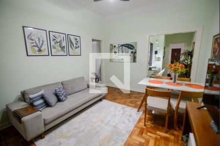 Sala de apartamento à venda com 4 quartos, 118m² em Tijuca, Rio de Janeiro