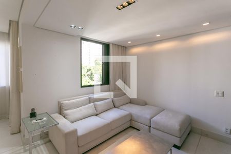 Sala de apartamento à venda com 4 quartos, 150m² em Sion, Belo Horizonte