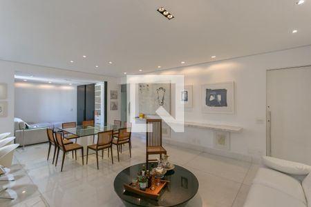 Sala de apartamento à venda com 4 quartos, 150m² em Sion, Belo Horizonte