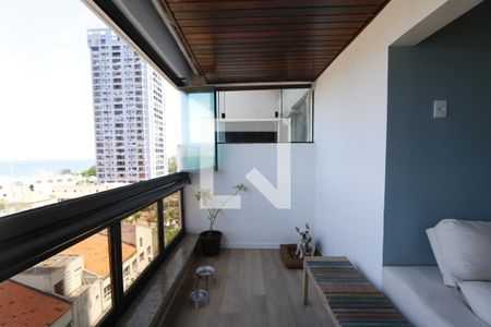 Varanda da Sala de apartamento para alugar com 1 quarto, 70m² em Barra da Tijuca, Rio de Janeiro