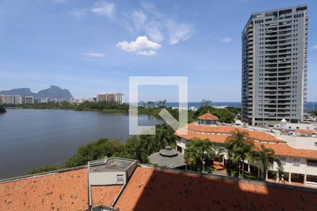 Vista da varanda de apartamento para alugar com 1 quarto, 70m² em Barra da Tijuca, Rio de Janeiro