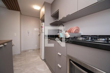 cozinha de apartamento à venda com 2 quartos, 47m² em Santo Afonso, Novo Hamburgo