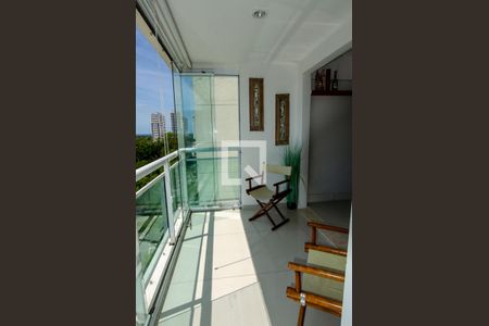Varanda da Sala de apartamento à venda com 3 quartos, 137m² em Recreio dos Bandeirantes, Rio de Janeiro