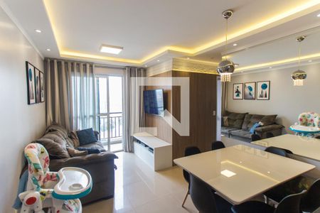 Sala de apartamento para alugar com 3 quartos, 65m² em Parque Novo Mundo, São Paulo