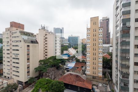 Sala - vista de apartamento para alugar com 3 quartos, 100m² em Cerqueira César, São Paulo