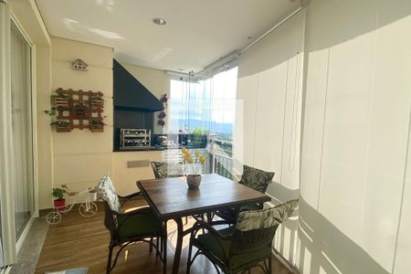 Varanda gourmet de apartamento à venda com 3 quartos, 122m² em Tamboré, Santana de Parnaíba