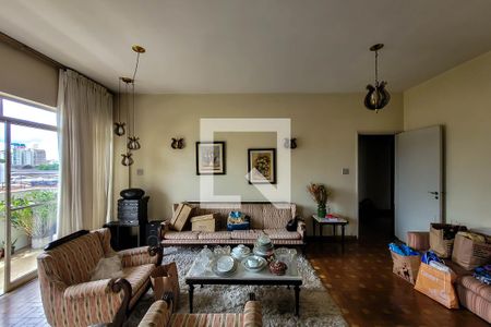 sala de estar de apartamento à venda com 3 quartos, 180m² em Aclimação, São Paulo