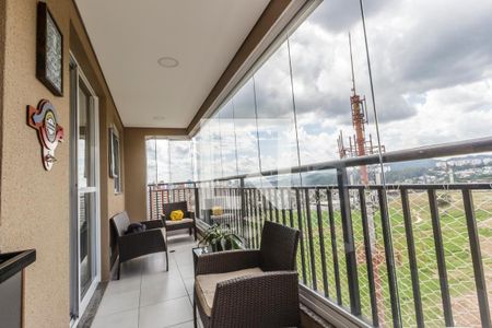 Varanda gourmet de apartamento para alugar com 3 quartos, 110m² em Centro Comercial Jubran, Barueri
