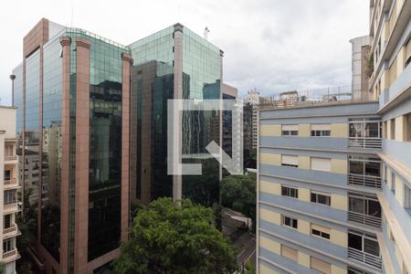 Sala - vista de apartamento para alugar com 4 quartos, 124m² em Cerqueira César, São Paulo