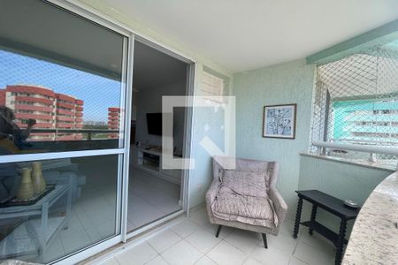 Varanda da Sala de apartamento para alugar com 2 quartos, 80m² em Barra da Tijuca, Rio de Janeiro