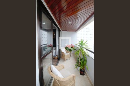 Varanda da Sala de apartamento à venda com 3 quartos, 100m² em Vila Andrade, São Paulo