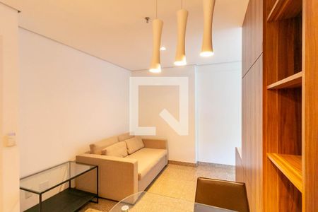 Sala/Cozinha de apartamento à venda com 1 quarto, 25m² em Estoril, Belo Horizonte